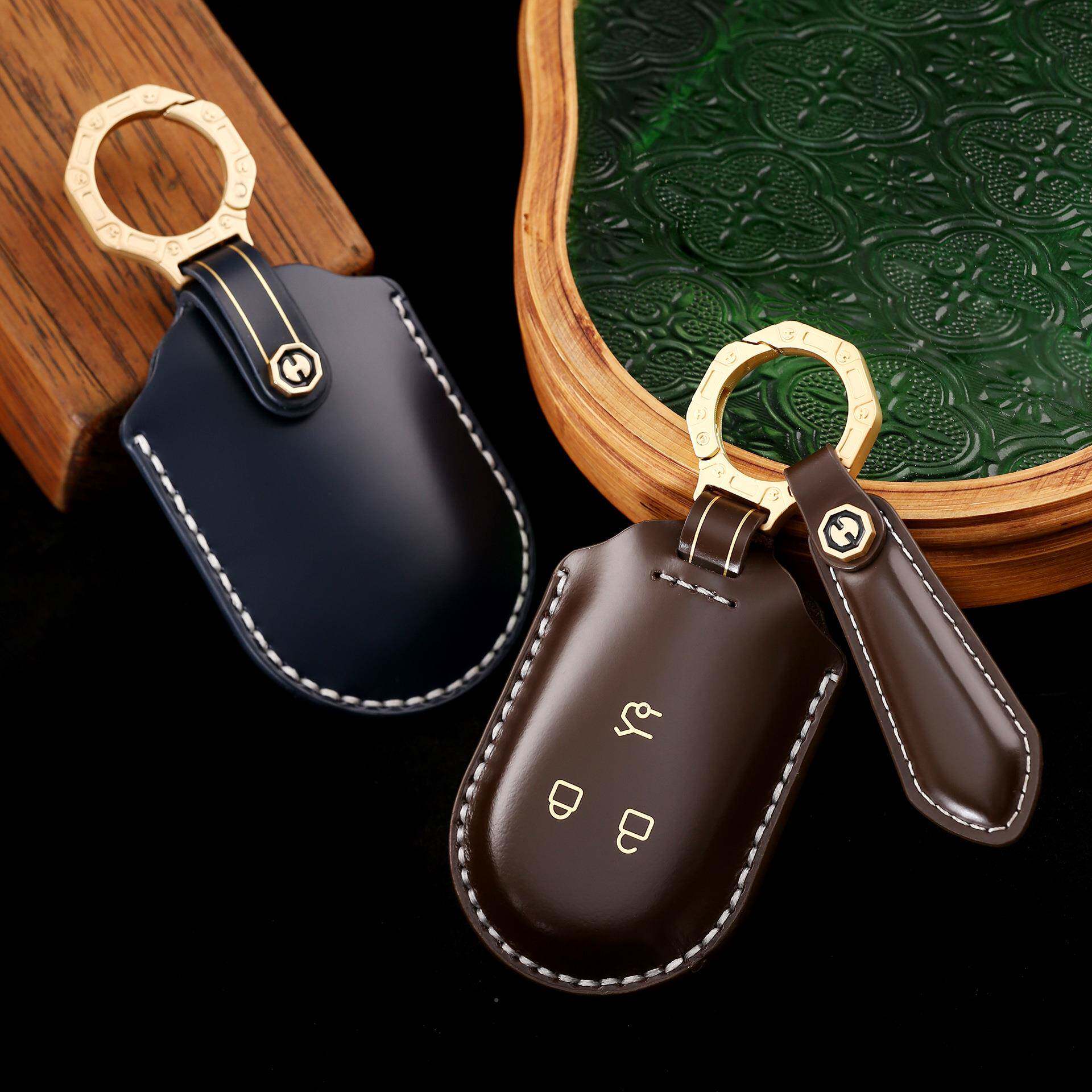 专用蔚来新495款ES6钥套ES8扣ES67车E匙5包ET7女EC高档全包保T护