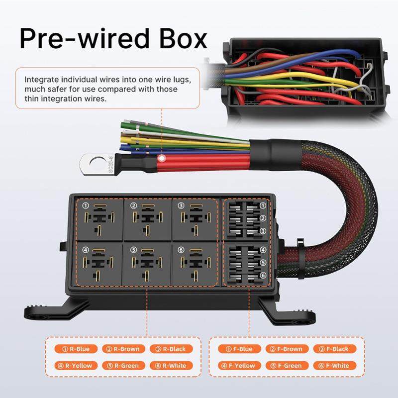 厂家YWI货新款6供接继电器保险盒电路改装线束保险路丝座预线保险,电动车/配件/交通工具,保险丝座,淘宝优惠券,粉丝福利购,淘宝优惠卷