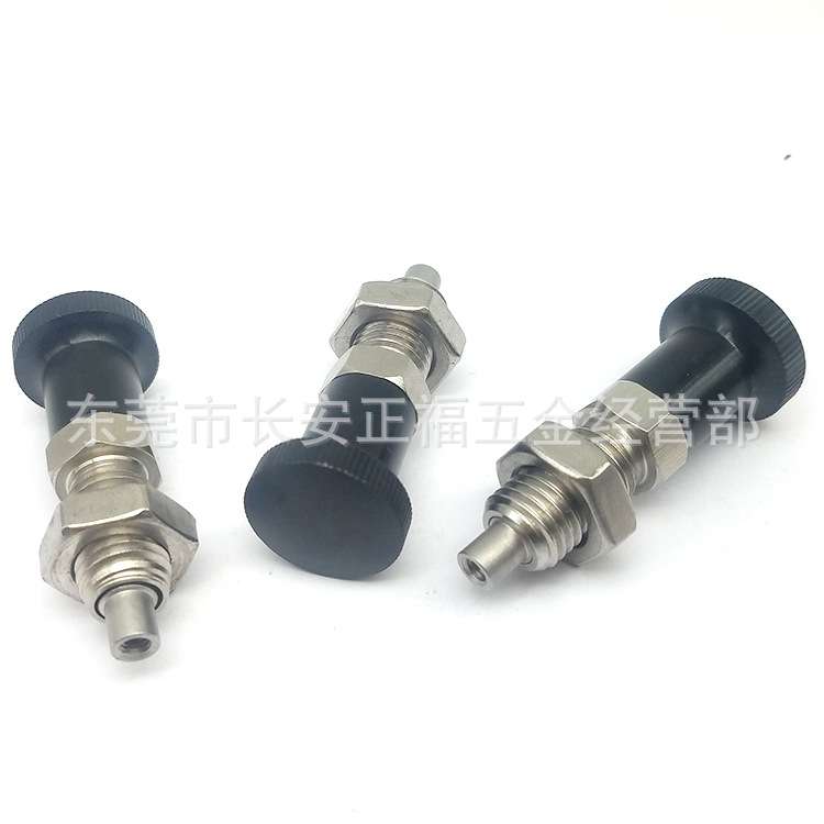 304不锈钢前端销内螺纹型复位旋钮柱塞 分度弹簧销PXTAS PXTNS