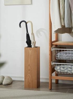 北欧日式古木制雨复伞架意酒店客厅简伞约11485家居个性创雨收纳