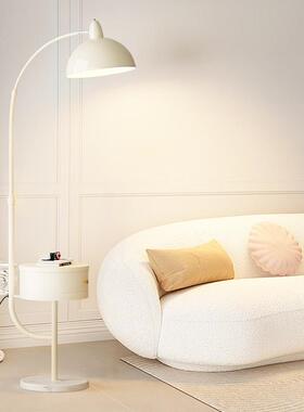 百褶落地灯76602客物厅高级沙发北欧卧室床头旁带感抽屉置架一体