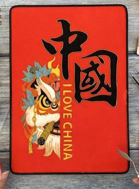 景泰蓝掐丝珐琅画DIY新亲中式醒工狮好寓意子手TMP生学毕设