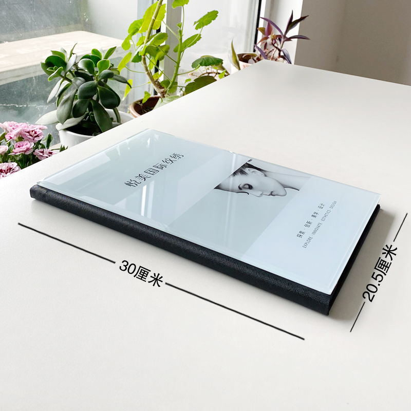 定制纹绣水晶价目册美甲美睫展示册皮肤管理项目册医美价格表设计