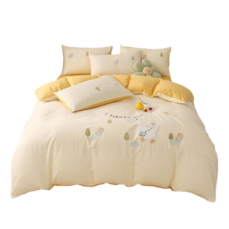 2023新款全棉卡通儿童三四件套纯棉被套牀单牀笠款男女孩精梳棉夏