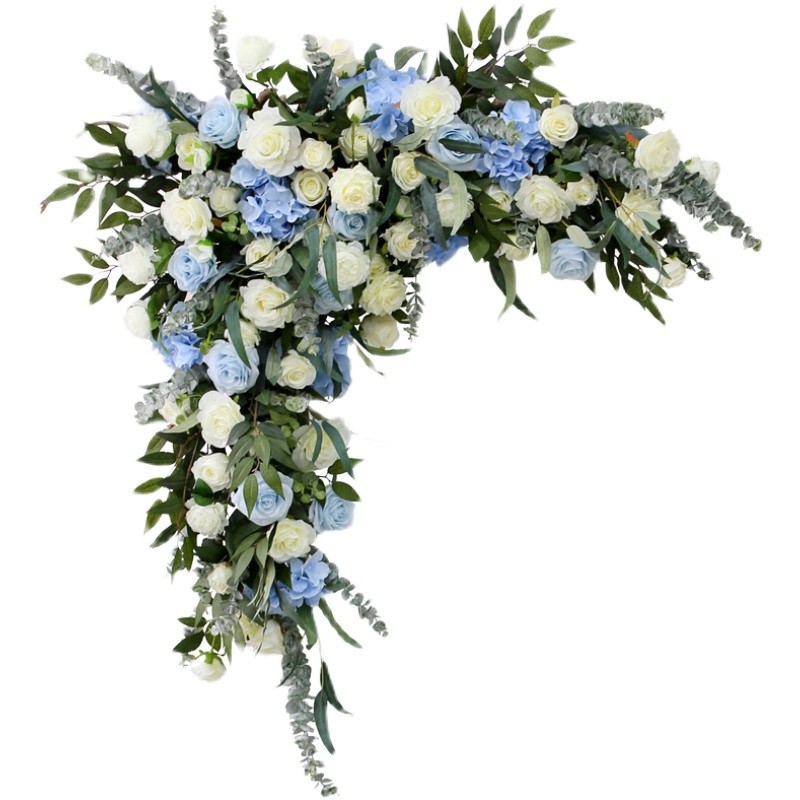 婚庆花艺布置套装迎宾摄影道具花拱门路引花球花柱酒店婚礼装饰