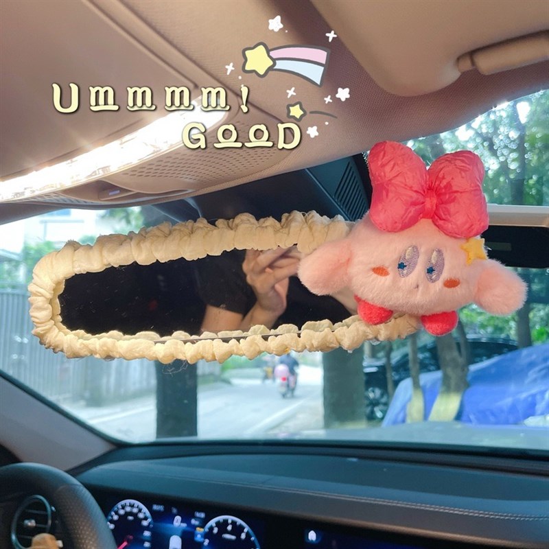 星之卡比车用品可爱卡通四季女款车内饰头枕安全带护肩套腰靠坐垫