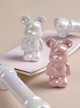 87955V可抽爱暴力熊拉手定制头简儿童房男女孩衣约柜门橱柜子屉床