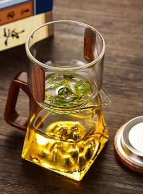 半自动冲代茶器高档现璃耐高温办公室泡功夫茶具78098懒玻人茶神