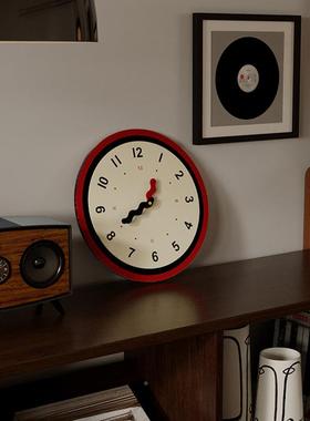 北i客nsAC54风格钟表挂钟厅简欧约现代大气家用时红尚创意网装饰