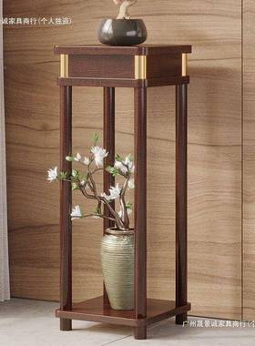 简约家用小茶几厅落边角几客迷TWQ你沙发桌侧边小方边桌中式方几