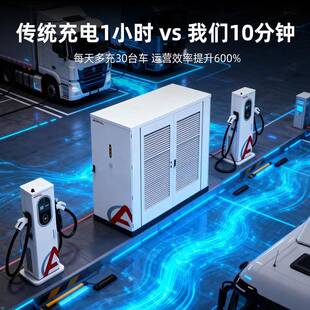 2.4兆565车瓦充电新能源重卡充电桩电动汽流商用直大堆型充电桩