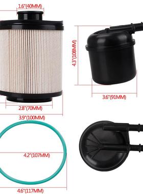 FD4615适用于11-1福特F25F0350F456F550燃油滤清器水0分离器无品