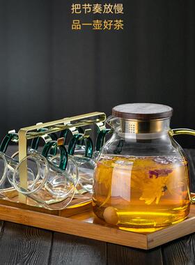 玻璃壶蒸煮茶器耐高电温茶陶EZF炉烧茶水壶单泡茶壶家用大容量具