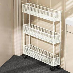 卫生窄间CEL夹缝置物架后超窄小户型缝隙柜家用12c极m小推车爽小