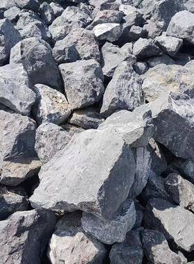 黑山石-5cm黑色大8块景观石规格齐全供应枯山水造景大块黑色00070