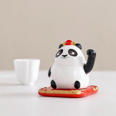 创意不倒翁熊件猫摆XB-0390可爱中特色成特产熊国猫纪都念品