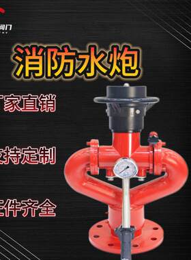 消防水炮移动固定式PS20消防水枪头泡沫水两用球阀高压洒水车喷雾