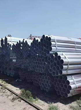 热镀锌镀管Q235B锌圆管空-心国标DN100-D72349管N1000热镀锌管水