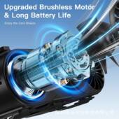 境腰风扇跨双口D25风分体二合挂一数显手持桌面挂脖夹腰多功能电