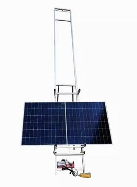 机电动小型降光伏吊机玻璃门窗升降升光伏携IIG板便式提升机车载