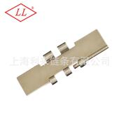 不锈铁板附橡胶802F K带平750802F K75板链平顶链板橡链胶