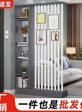 约现代新中18889式客户型家用正简对小门屏风隔断玄关柜厅进门遮
