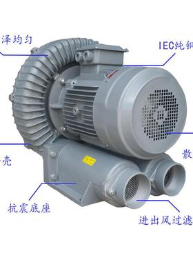 RB-155环形高压风机升NSN圆11K大功率高压漩涡1鼓风机抽W负压铝风