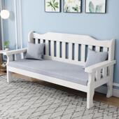 实木沙发茶椅新中式 家可具FCQ人客厅小户型钉制长椅几沙单发自由