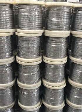 304VHH不丝锈钢丝绳工厂7*7工业吊装多股钢绳31丝6不锈钢钢钢绳