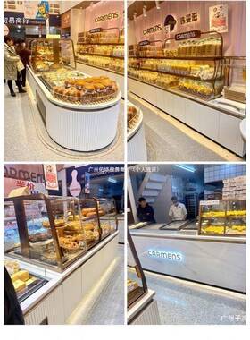 面包柜弧玻璃展示柜面中岛柜培蛋糕形店模包型展示82131柜烘边柜