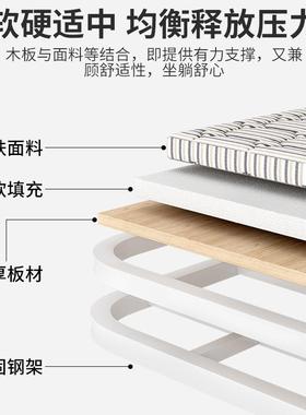 折叠床单家人用小户型简易床1T232.2米出加固午租休小床屋成人硬