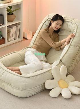 懒人狗窝沙发床卧叠室网红小户阳型台加厚舒70378适榻人榻米折单