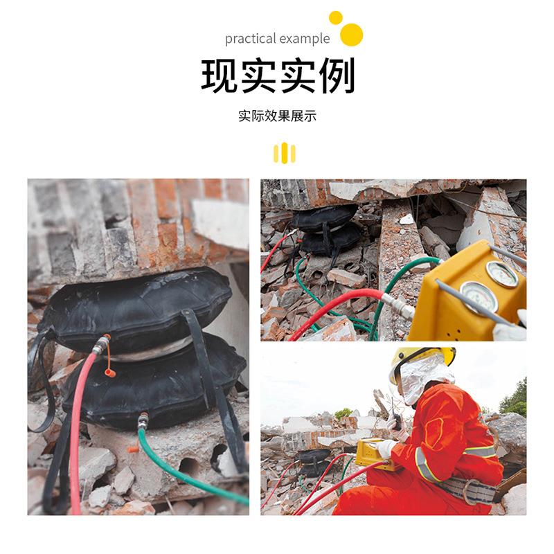 贝尔气动球形起重气起现货垫大HXW吨位气动支撑橡胶顿充气重气垫