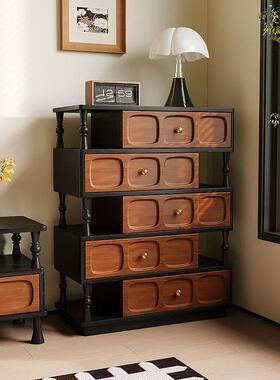 中古风实木斗柜客玄关复古42932厅储物卧室收纳功柜柜小户型多能