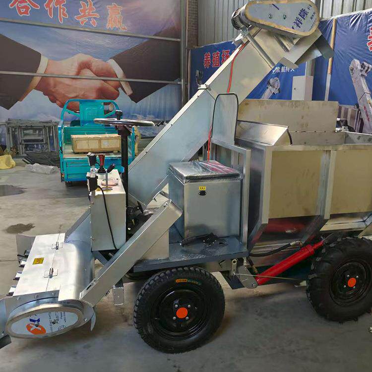 养装殖卸三轮铲车电动柴粪TQX油4方清粪牛羊猪舍牧机场刮粪机
