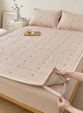 A类大豆床垫褥子软垫家用卧室薄款床61140生护垫?宿舍学单人垫被