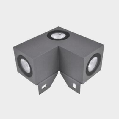 户外L光ED两向BD-120-1角星光灯暖白过道灯点源酒吧壁三向拐直角