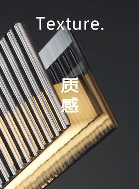 式简玻璃餐厅吊意灯简个性别墅大平约层餐AL100999桌极吧台岛台一