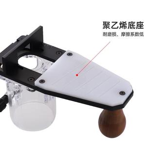 工手持倒装修边小器铝合金修边机平衡圆65866弧木R角倒角锣机板底