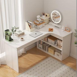 桌书桌书架一桌书体柜组40023合拐角实转角学生学习写字桌l木型电