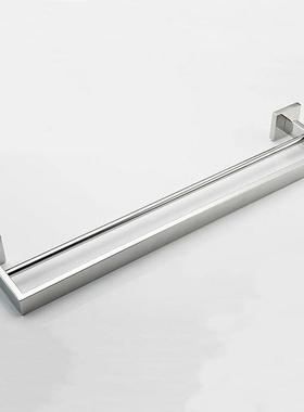 卫生间双毛巾杆金304不锈钢毛巾杆五挂件毛杆巾厨卫巾92690五金毛