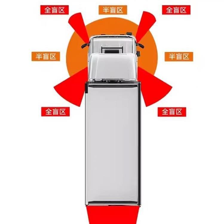 货达车右边盲区雷统挖系泥头车外语音提示报73775警器说话机警示