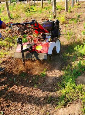厂家惠二马力优柴油耕机菜地果园开沟起垄机翻地松十土91372微耕