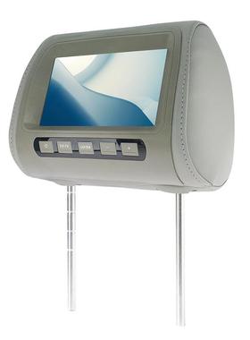 7寸车载头枕显两器汽车靠枕后排五键路视频AV显78432示示屏高清屏