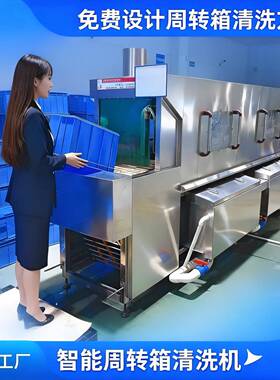 洁周转自箱清洗机29540循能环水工过滤高压喷淋节能电机多位不锈