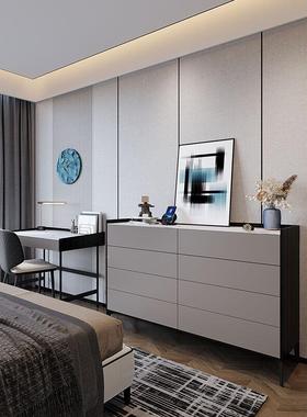 意式现五斗屉柜卧室床头储物柜简63530约代纳柜主卧抽柜斗收柜