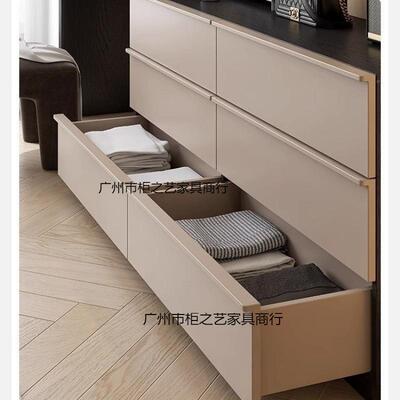 妆实木梳妆台21964斗柜体卧室床尾现代简约翻盖可一缩化桌黑伸白