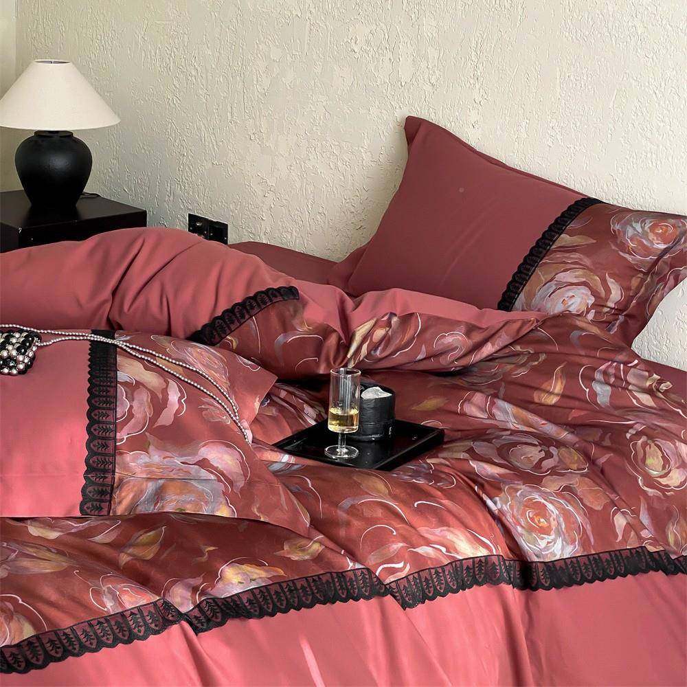 新中色式庆酒红婚棉简35268约刺绣磨毛四件套花卉长绒棉全婚嫁床,饰品/流行首饰/时尚饰品新,DIY配件,淘宝优惠券,粉丝福利购,淘宝优惠卷