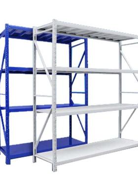 仓货架现货货架超市加厚仓库库房单面多层型型储轻中QNU重型货架