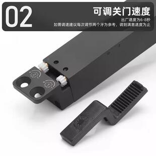 免天挖槽中轴旋转门有框中轴小型配件铝框木门门自关动地弹簧隐藏